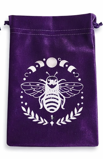 Celestial Honeybee Drawstring Pouch