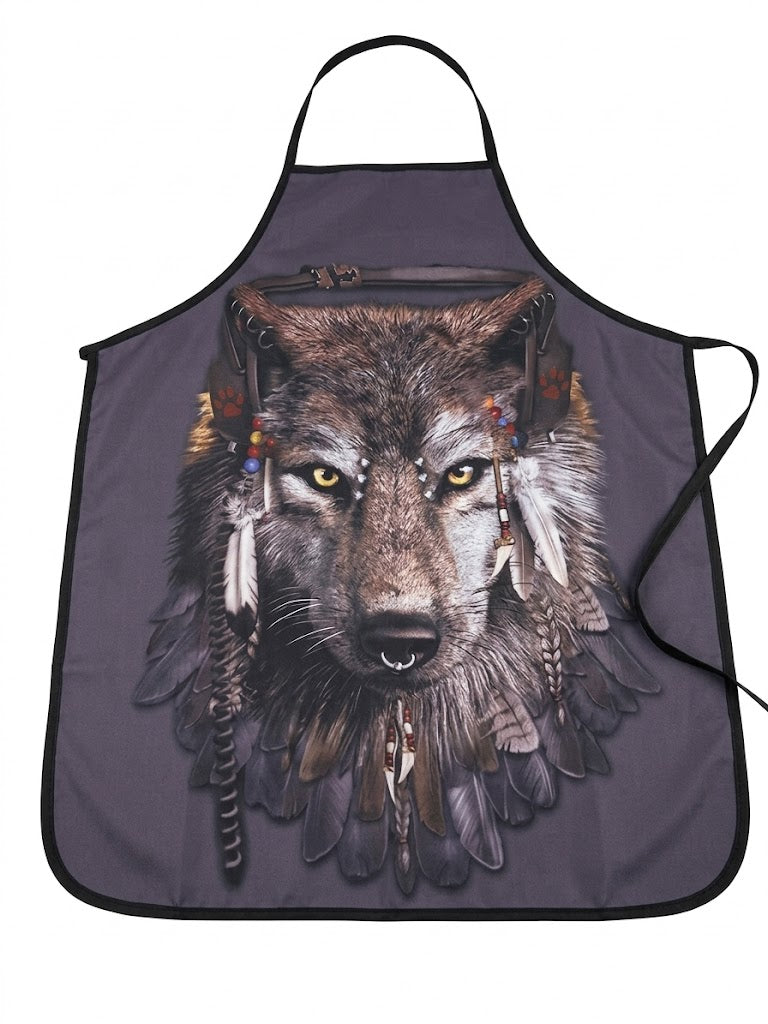 Adorned Wolf Chef's Apron