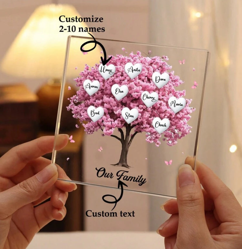 1 Piece Of Personalized Acrylic Home Decoration, The Shape Can Be Diversified, Such As Wedding Gifts, Anniversary Gifts