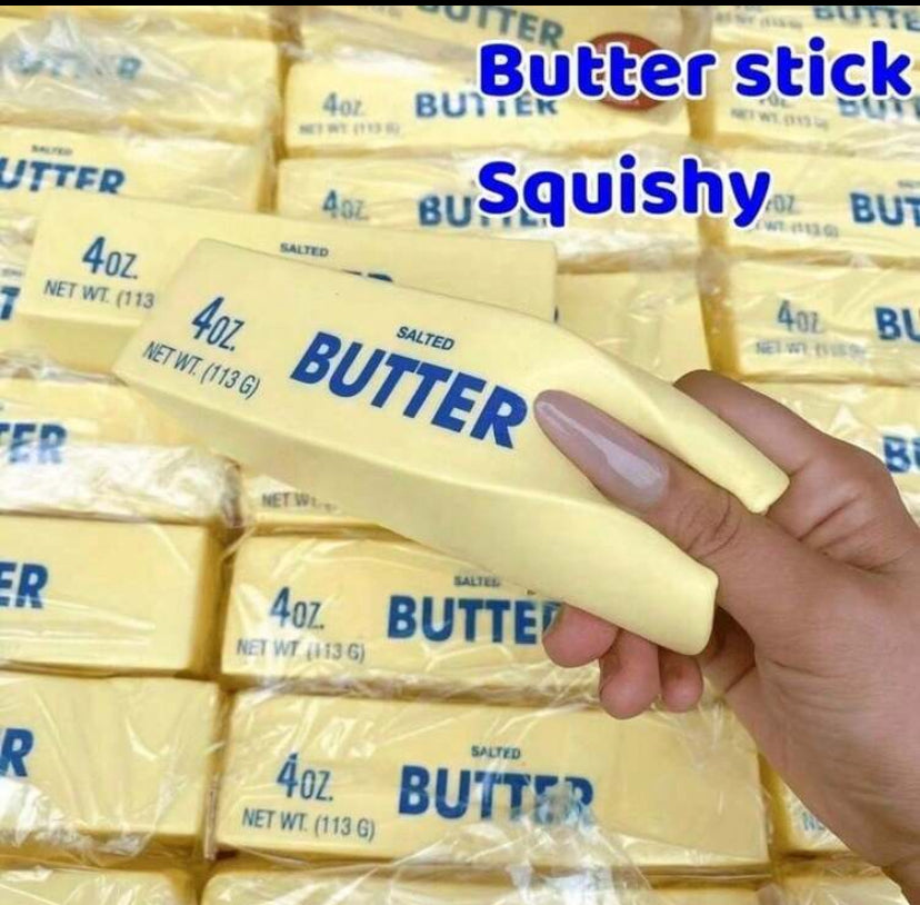2pcs/Set Soft Butter Stress Relief Toy - Moisturized And Elastic Fidget Stick, Relieve Anxiety And Improve Focus