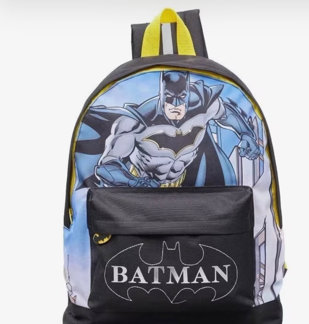 DC Comics BATMAN Roxy Backpack Large School Sports 40CM