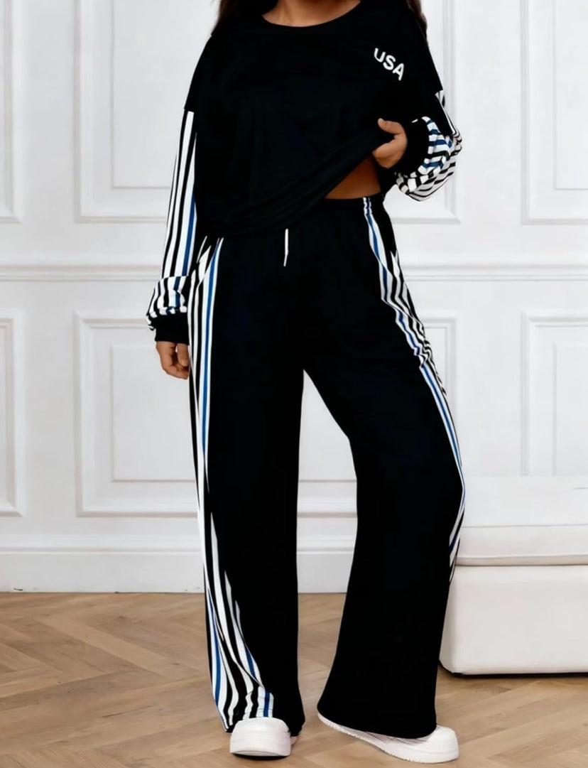 Women's 2 Piece Tracksuits Plus Size Lounge Set