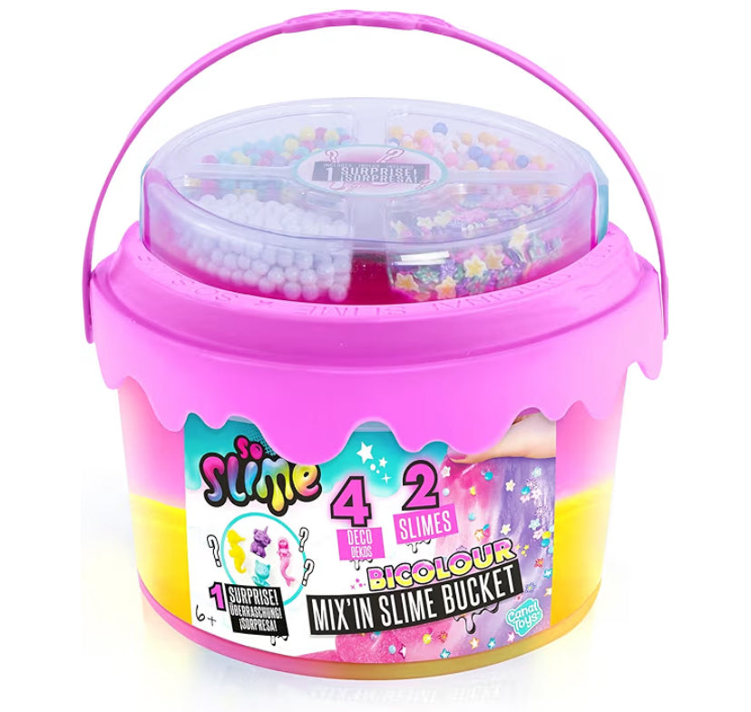 Canal Toys – So Slime – Twist & Slime | Miniature mixer for creating slime | 3 recipes + cute decorations – Non-toxic, easy to clean – Creative activity for children aged 6+