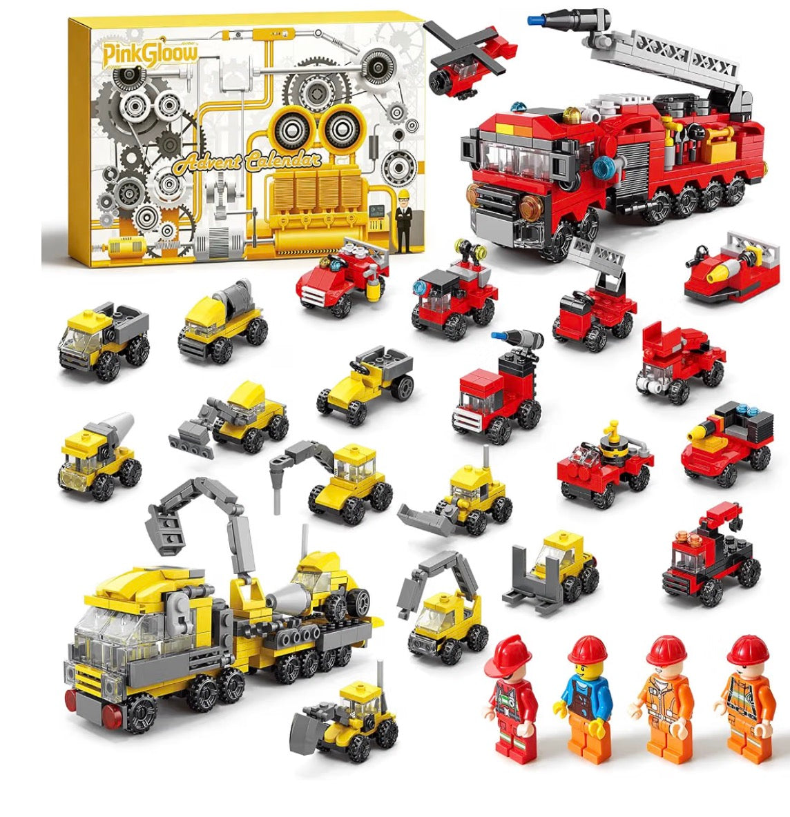 Advent Calendar 2026 for Kids, 24 Days of Surprise Building Blocks Kit