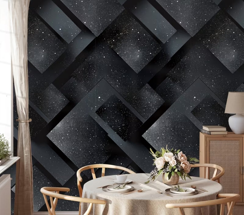 1 Roll, 2D Self-Adhesive PVC Starry Sky Wall Sticker, 45x300cm, Wear-Resistant and Easy to Clean