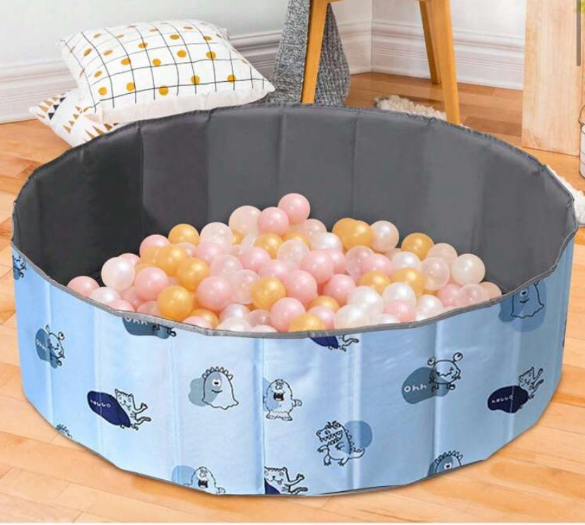 1pc Foldable Ball Pit Fence, Suitable For Girls Princess Playhouse, Baby Toy House, Boys & Girls Castle, Outdoor Playhouse Fence