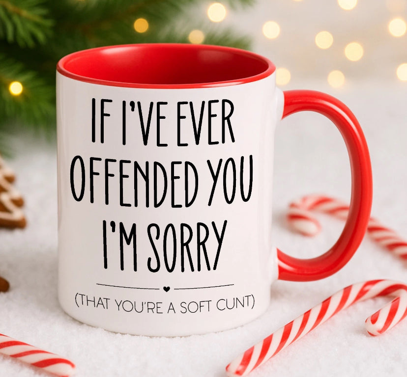 Funny Rude Mug | Sarcastic Adult Humour Gift | Offensive Mug for Friends