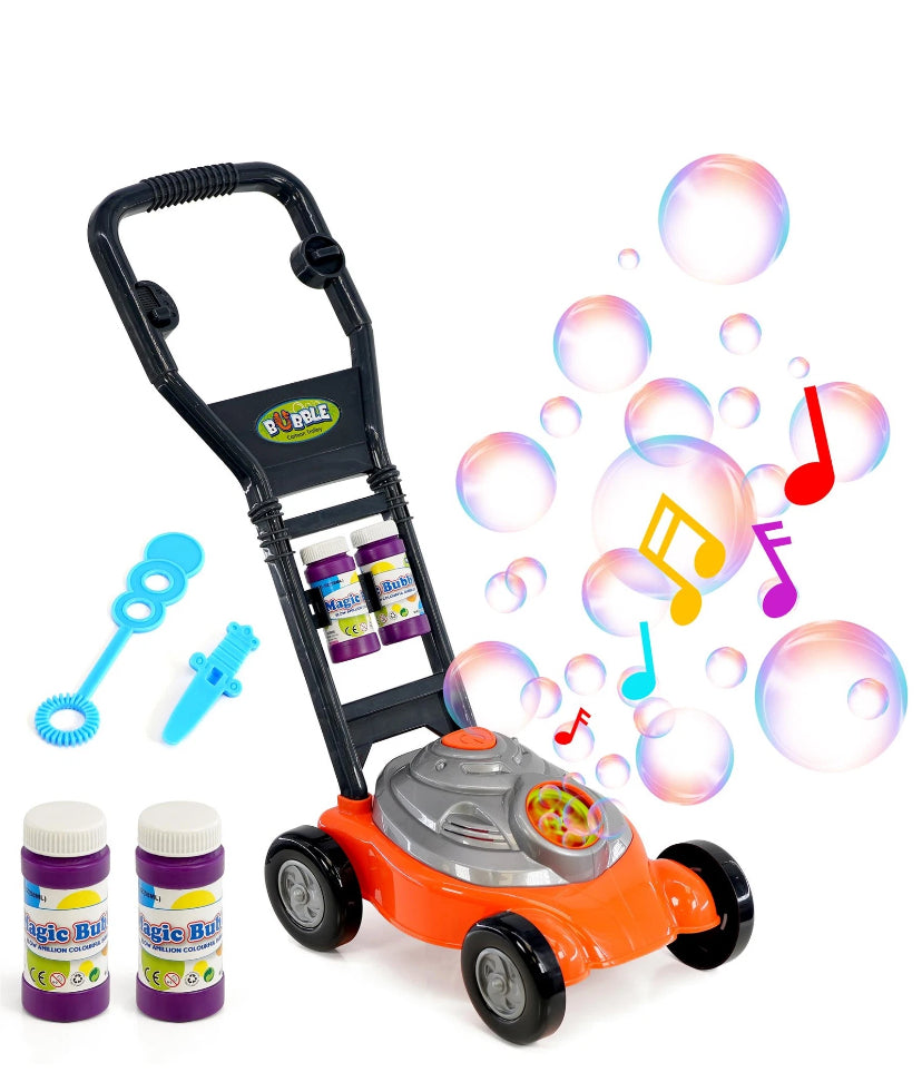 Kids Bubble Mower Bubble Machine Bubble Blowing Toy Lawnmower Outdoor Toys