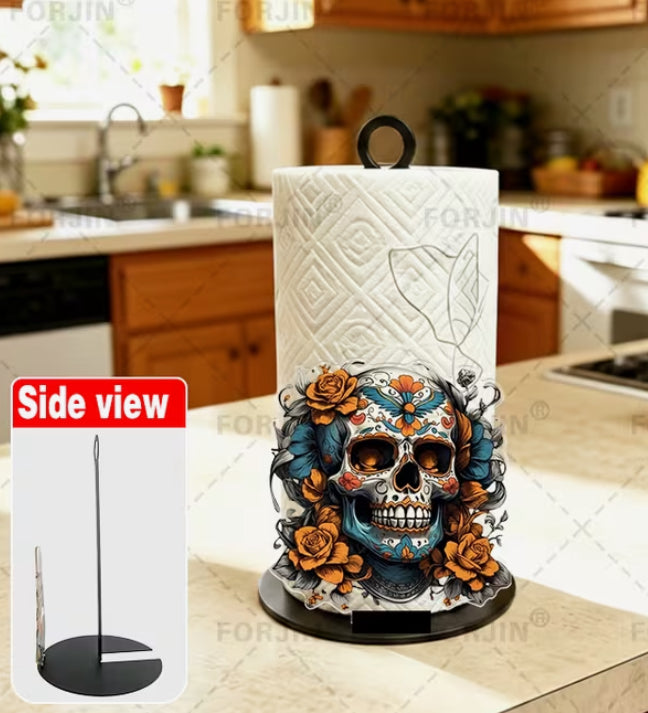 Solid Wood Trendy Monkey Tissue Holder, Kitchen Standing Roll Paper Holder