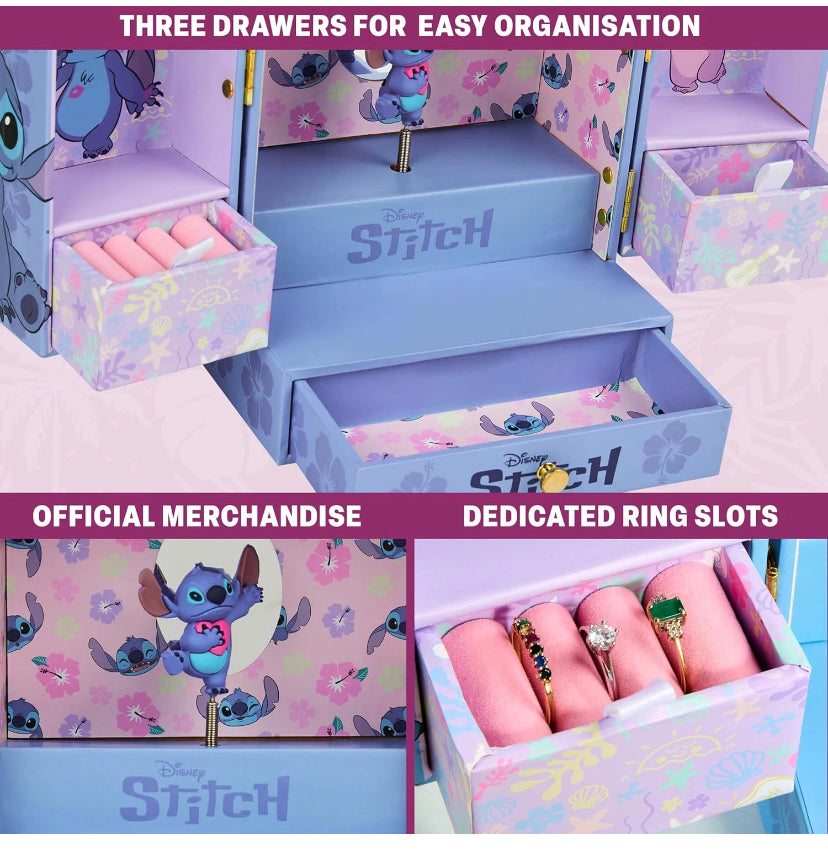 Musical Jewellery Box Girls Gift Ideas Tweens Bedroom Decor Wind u