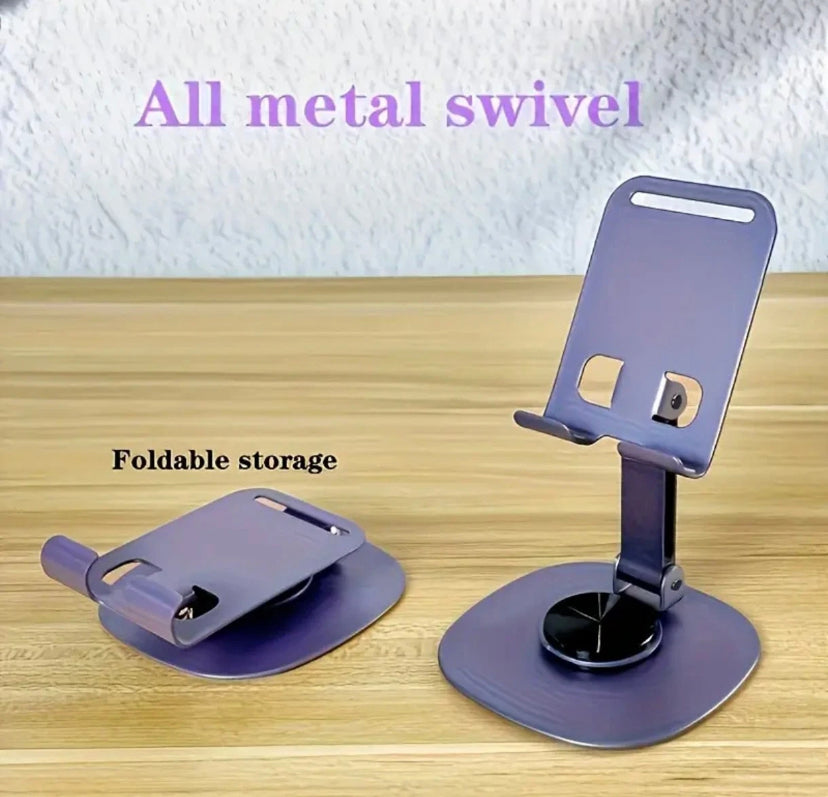 360 Rotate Metal Portable Foldable Mobile phone Desk Top Stand Holder