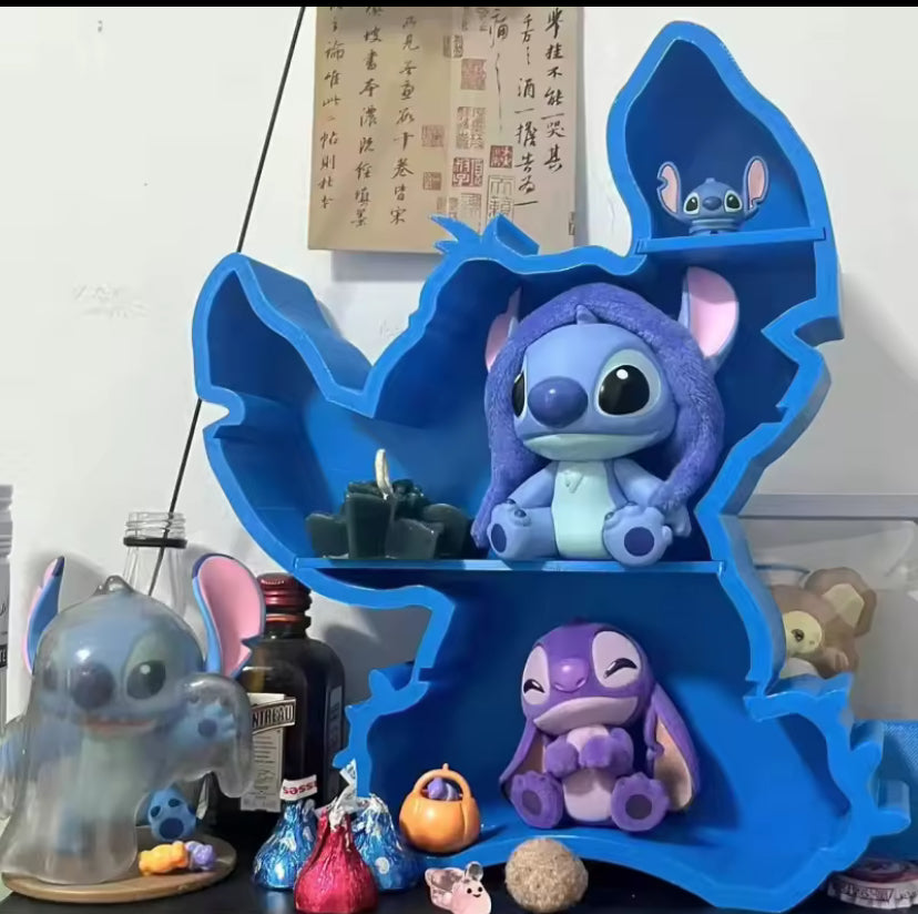 20cm Stitch Animation Shape Mini Garage Kit Storage
