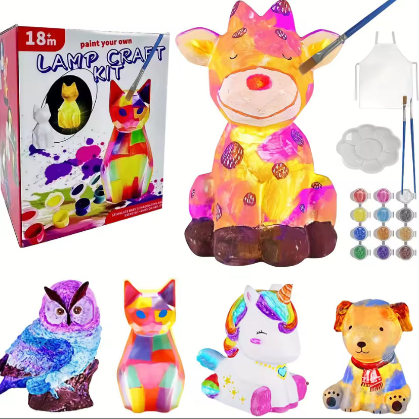 Paint Your Own Unicorn Lamp Art Kit