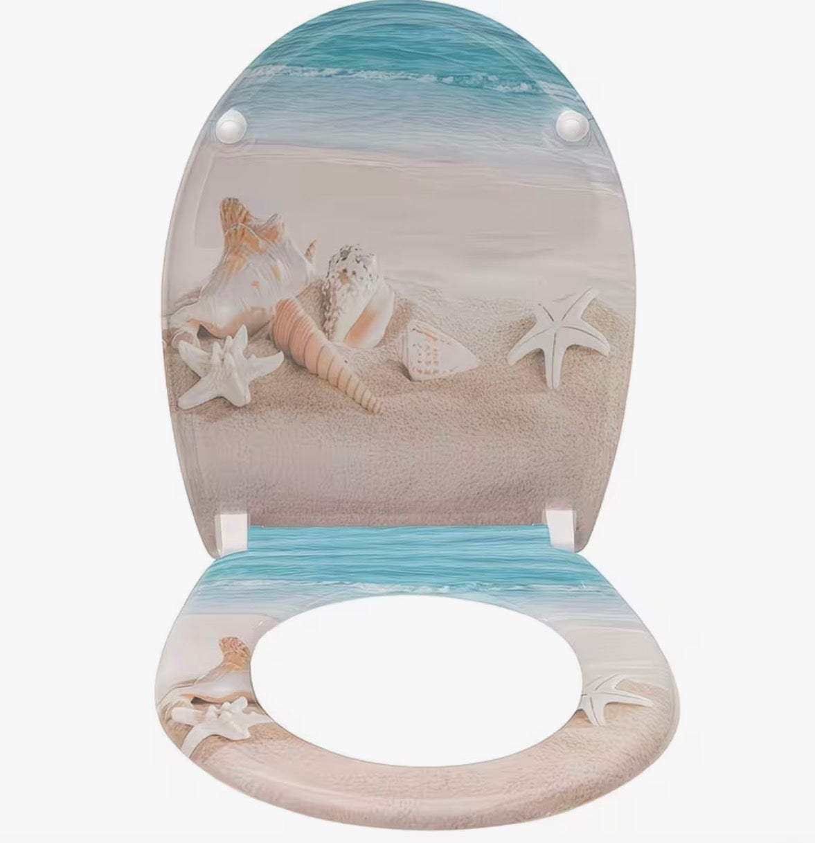1pc Toilet Lid with Soft Close Toilet Lid WC Seat Soft Close Toilet Seat with Quick Release Function Duroplast Oval Easy Installation