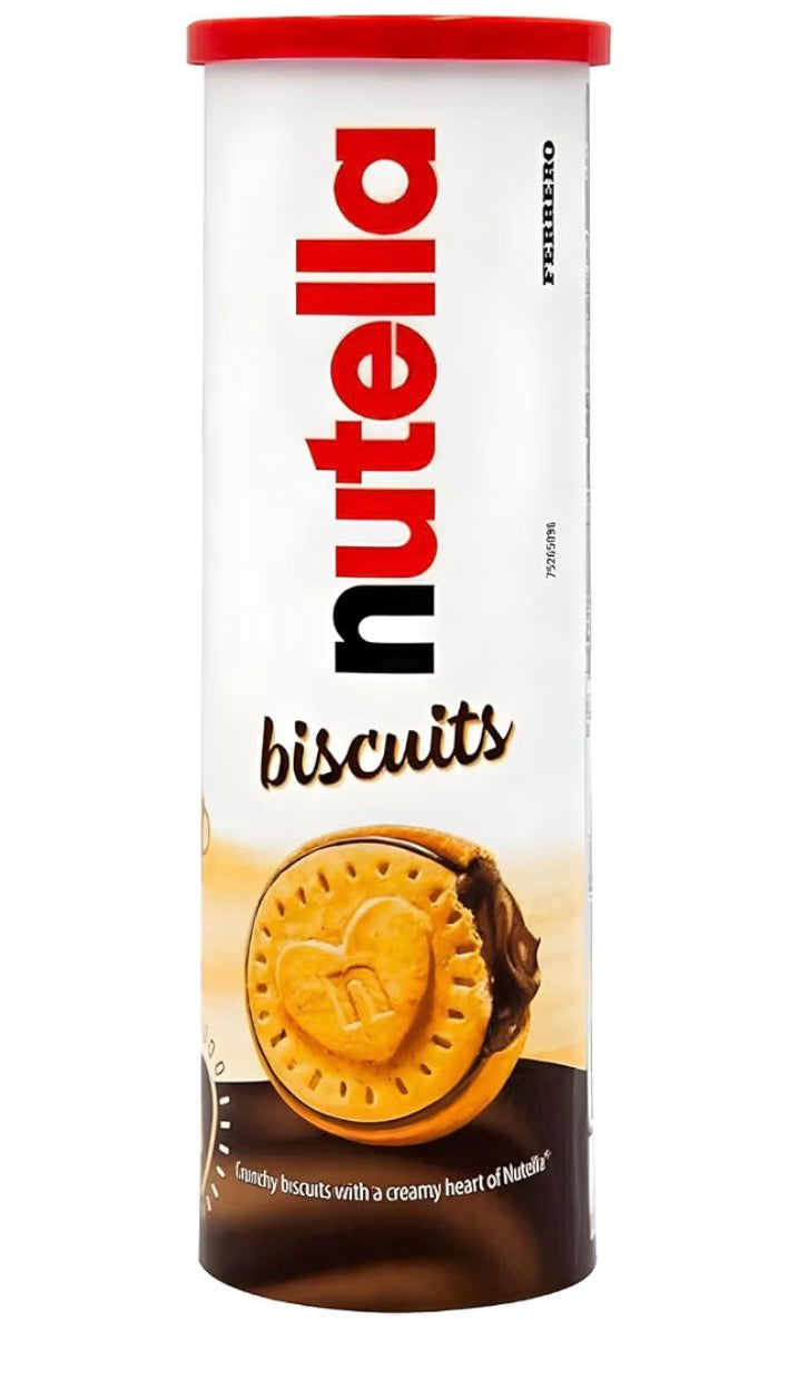 Crunchy Biscuits With a Creamy Heart of Nutella, Great Chocolate Snacks for Sharing