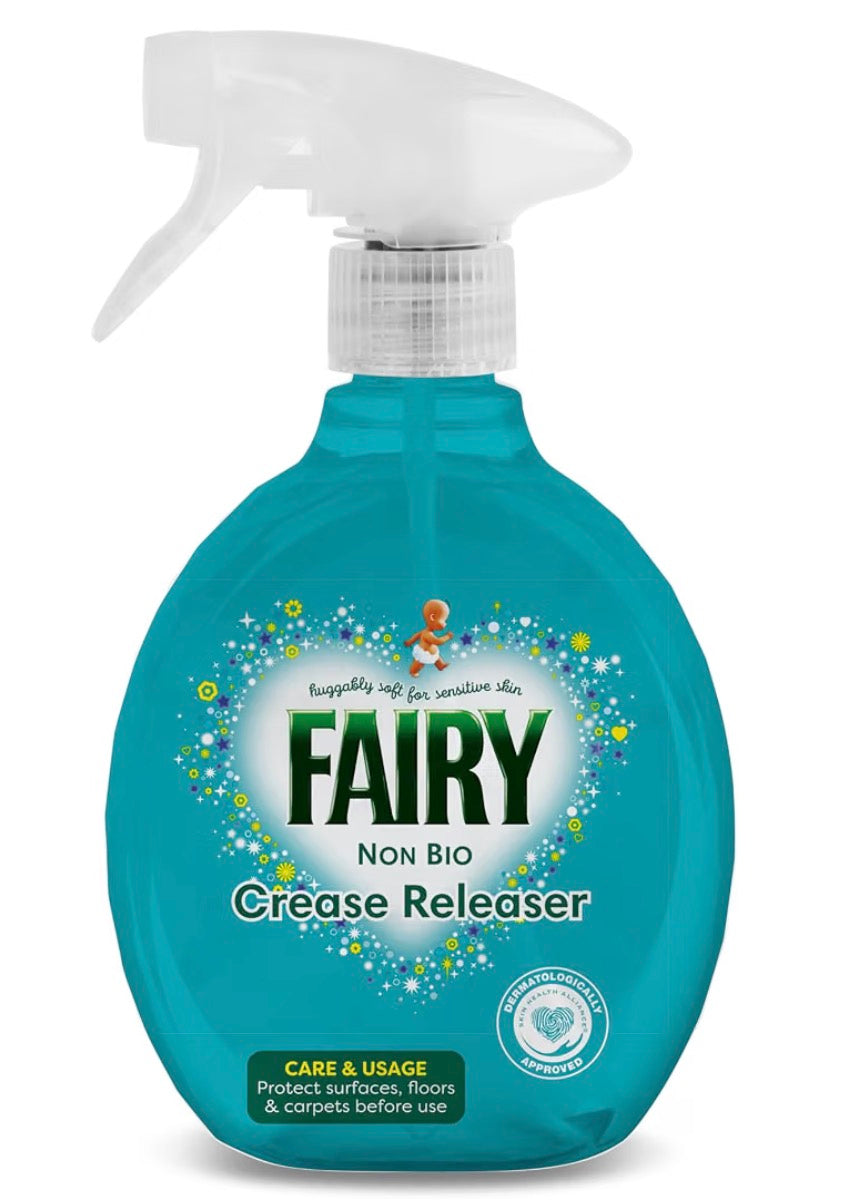 Wrinkle Release Fabric Spray for Clothes Bedding and More - Fresh Scent - Easy Ironing Spray Sensitive Skin Friendly
