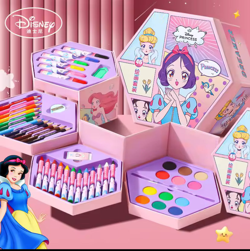 Character Cartoon Colorful Watercolor Pen Set Girly Heart art set