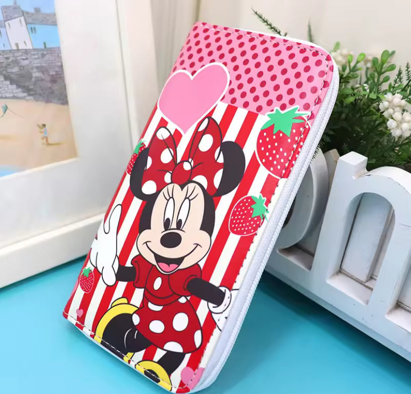 Mickey Minnie Girls Long Wallet