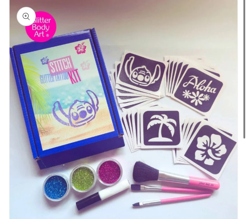 Stitch Glitter Tattoo Kit - Kids tattoos
