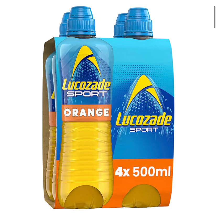 Sport Body Fuel - Orange 4x500ml | Isotonic sports drink, with Electrolytes and Vitamin B3