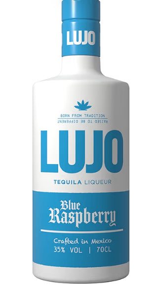 Blue Raspberry Tequila - Glow in the dark bottle Made Using Agave Tequila Perfect for Gifts, Parties and Celebrations 35% vol. 70cl.