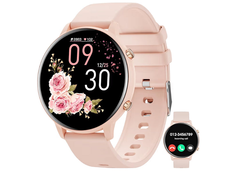 Hwagol Smart Watch (Answer/Make Calls), 1.39" Fitness Tracker, Smartwatch Heart Rate/Sleep Monitor/Pedometer/Calories, 140+ Sports Modes, Waterproof Women's Men's Fitness Watch for Android iOS