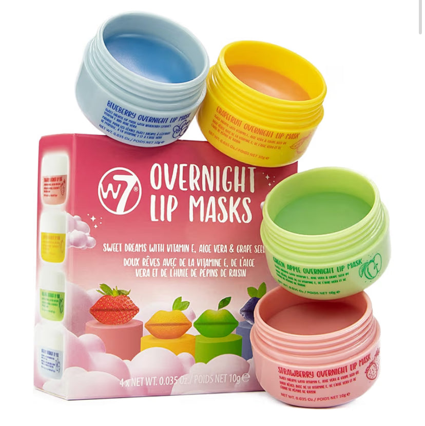 Sweet Dreams Overnight Lip Masks - Gift Set - Lip Treatment with Aloe Vera & Vitamin E - Hydrating, Moisturising Formula