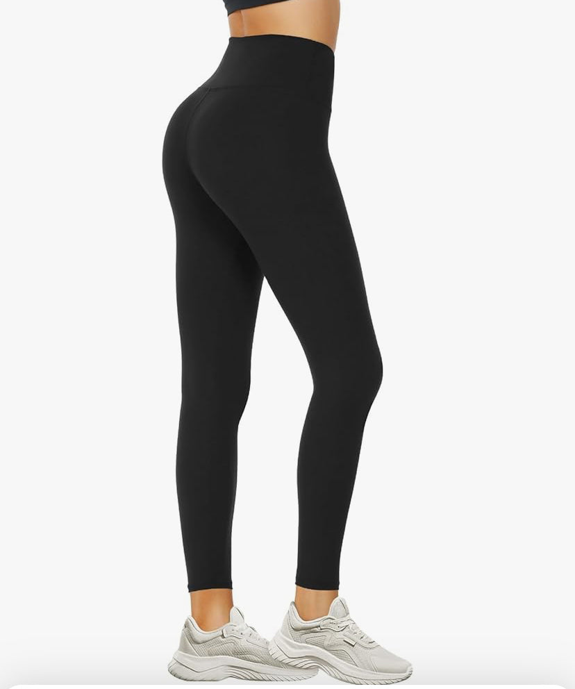 Leggings for Women High Waisted Black Leggings Tummy Control Stretchy Pants Trousers Regular&Plus Size