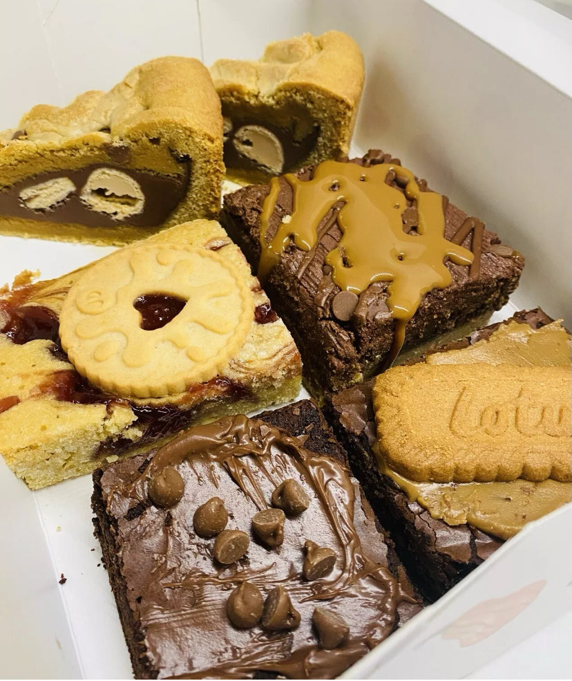 Cosy Cake Mystery Cake / cookie Box - brownies / Nutella / cookie pie