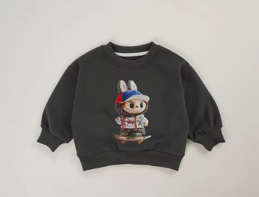 Spring Autumn Clothes New Toddler Cartoon Print
