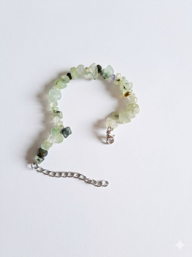 Genuine Crystal Chip Bracelet with Clasp