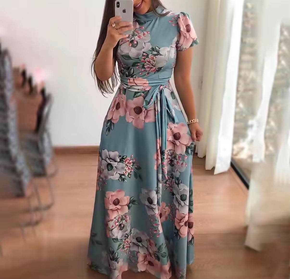 Women's Floral Print Summer Dress