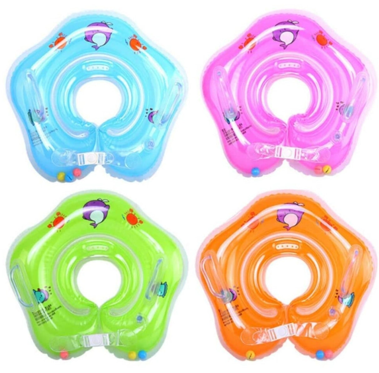 (1-18 months) swimming pool and bath baby neck ring
