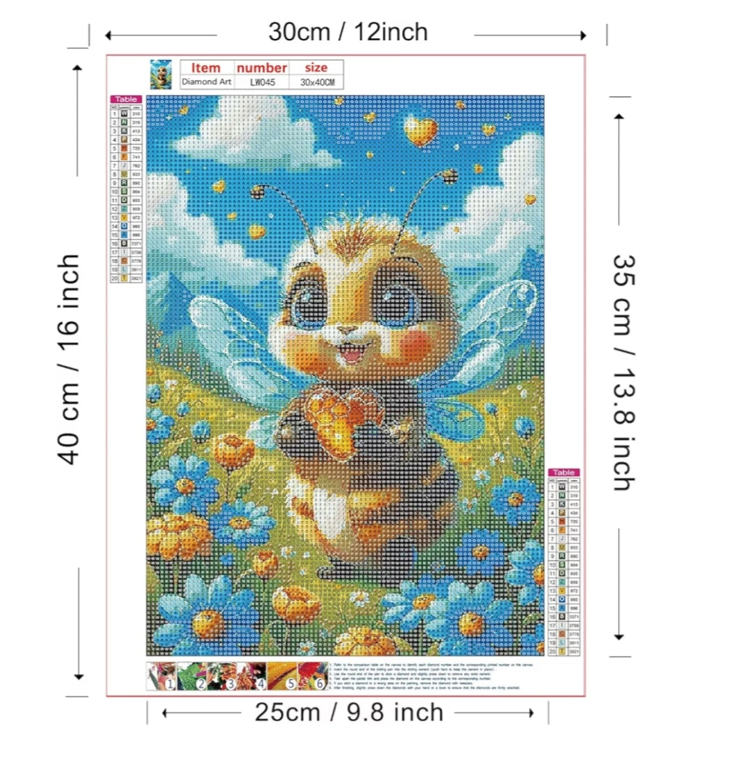 Diamond Art Kits - Flowers Wall Art Decor,