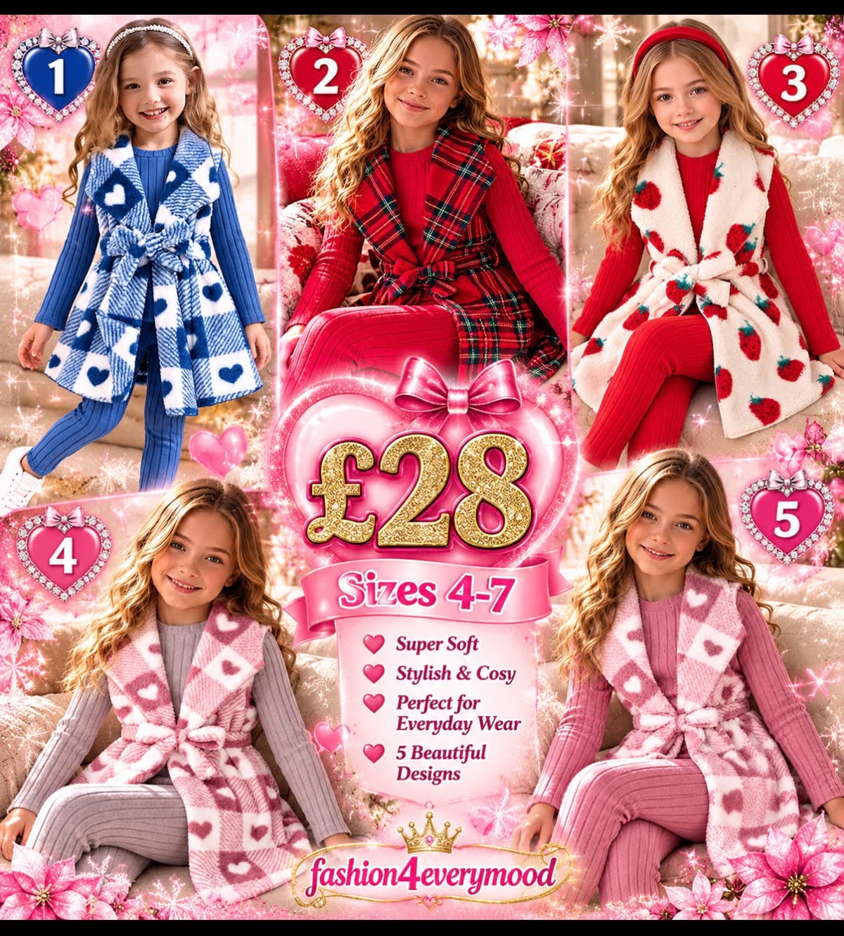 Girls’ Super Soft Cosy Sets