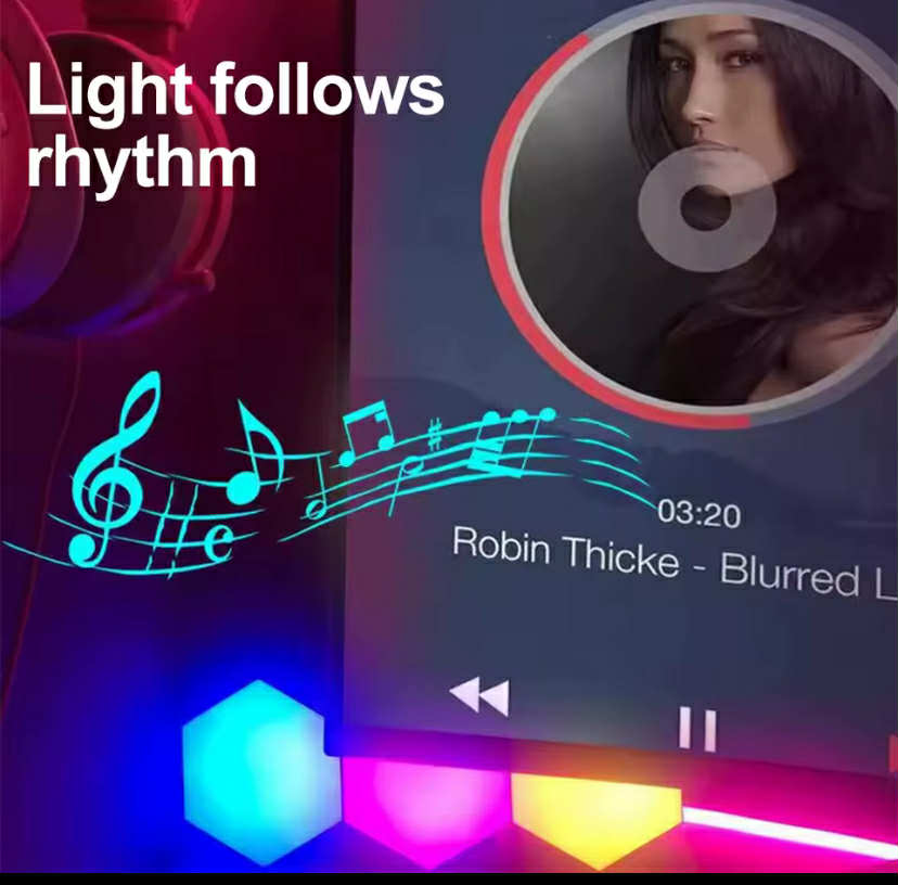 Lights that go with the music
