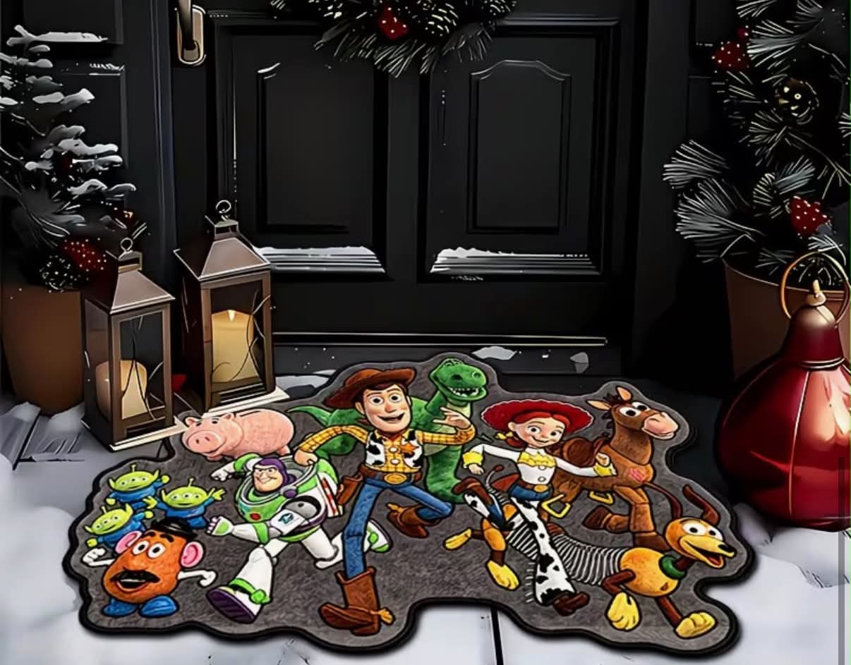 Toy Story Design Style, Home Entrance And Decoration, Comfortable Home Door Mat,