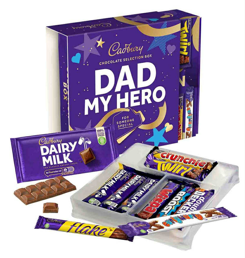 CADBURY DAD MY HERO STAR SELECTION BOX