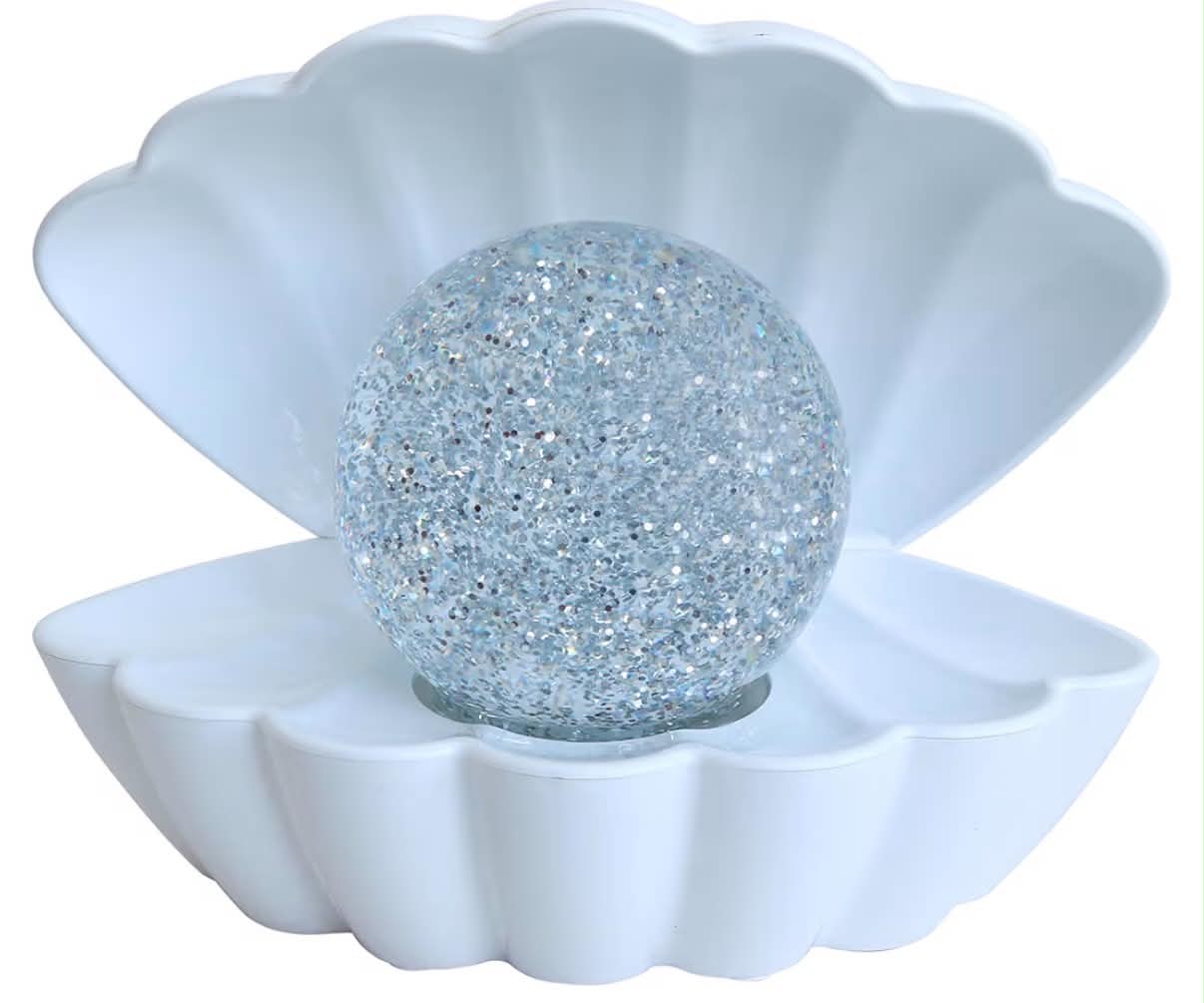 Glitter Pearl Seashell Colour Changing Mood Light