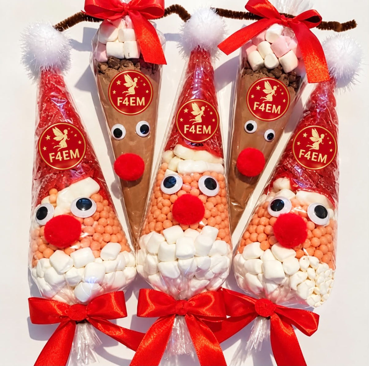 🎅 F4EM Christmas Sweet Cones x2🎄