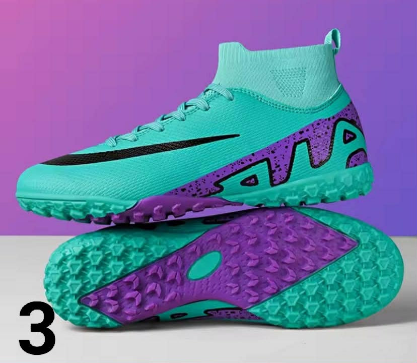 New Men Football Boots Ankle Soccer Shoes
