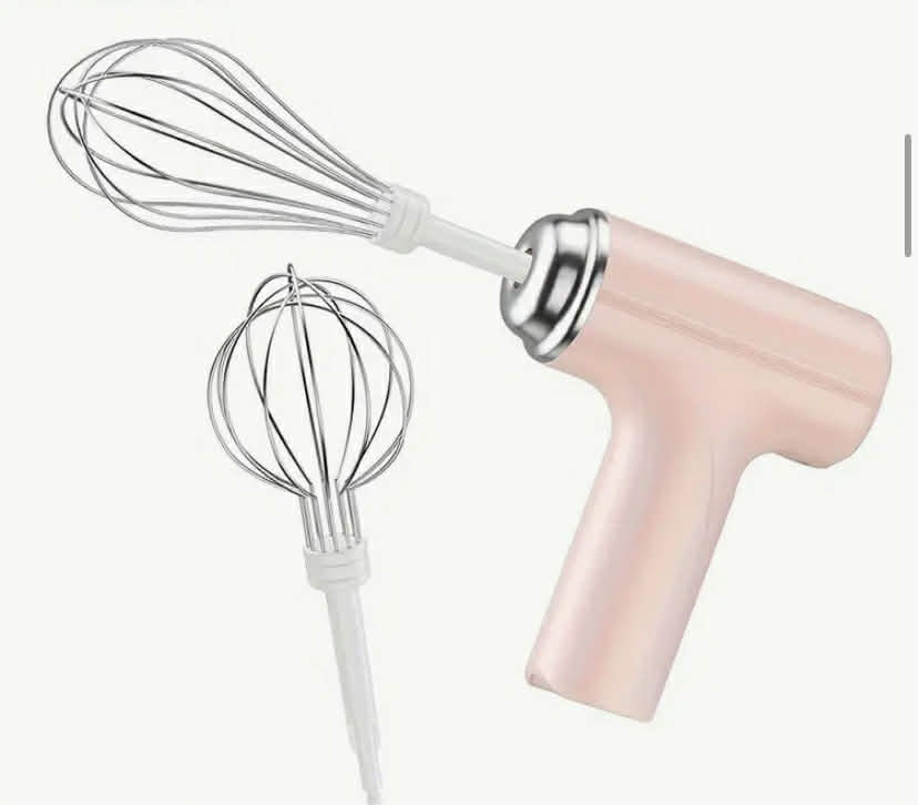 1 Portable Electric Egg Yolk Whisk, with Whisk Attachments