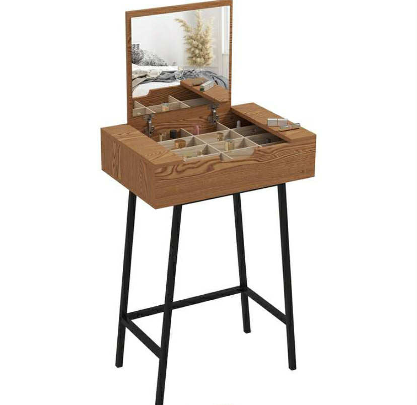 Dressing Table With Flip-Up Mirror