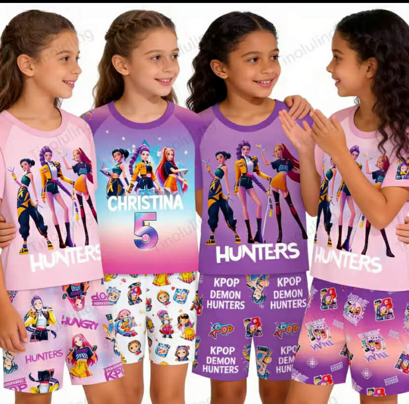Hunters Girls Pajamas Sets