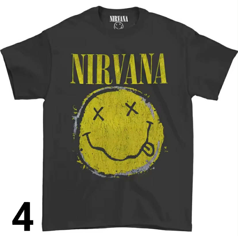 Classic Nirvana Band Retro Cotton T-Shirt