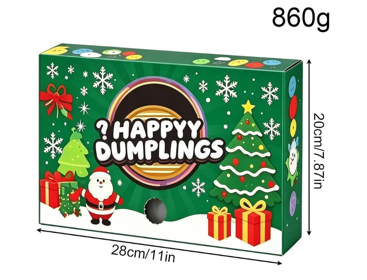 Squish - y Advent Calendars 24pcs Christmas Fidget Toys, Stress Toys