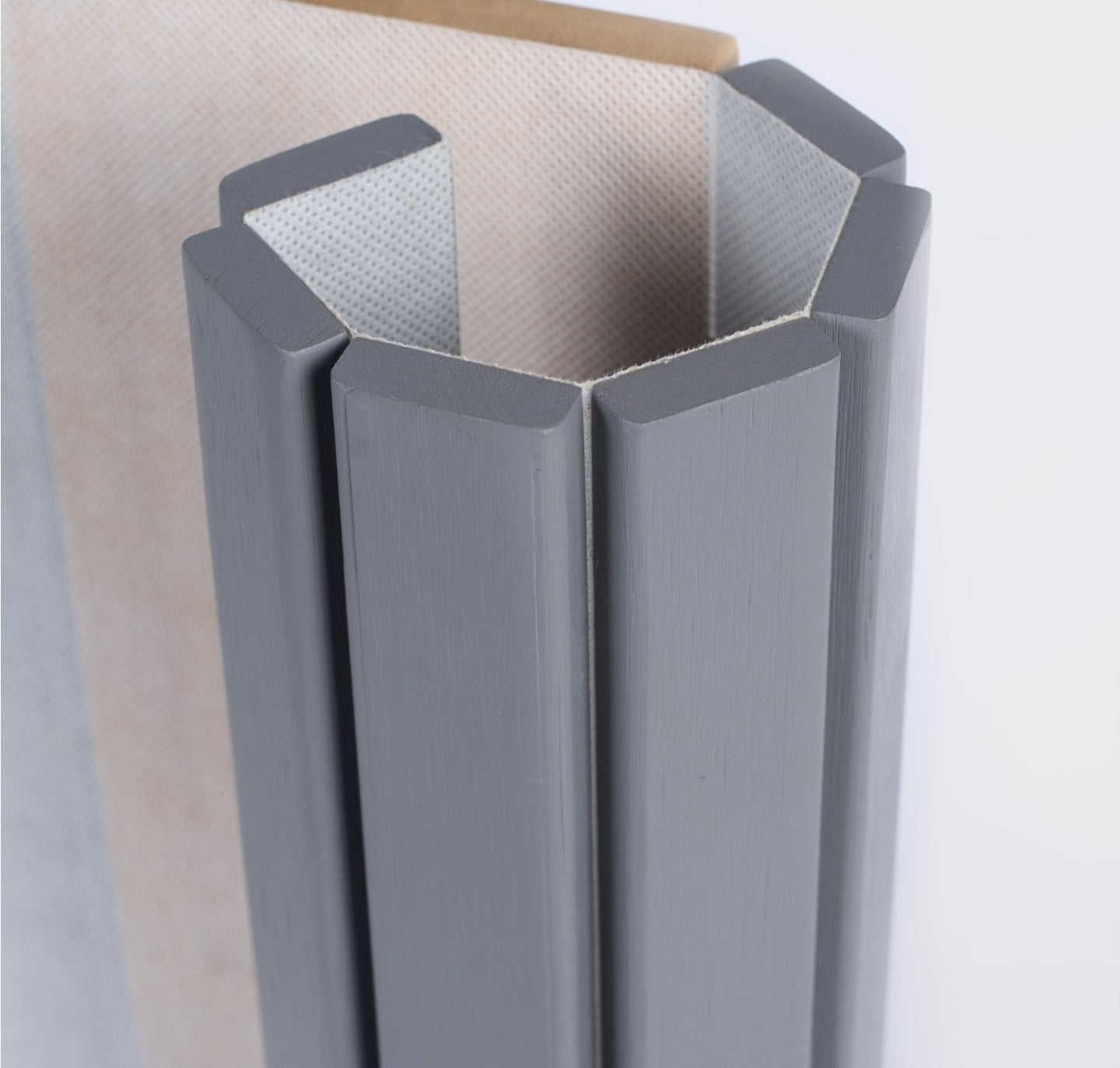 Wooden Sofa Arm Tray - Natural/Grey