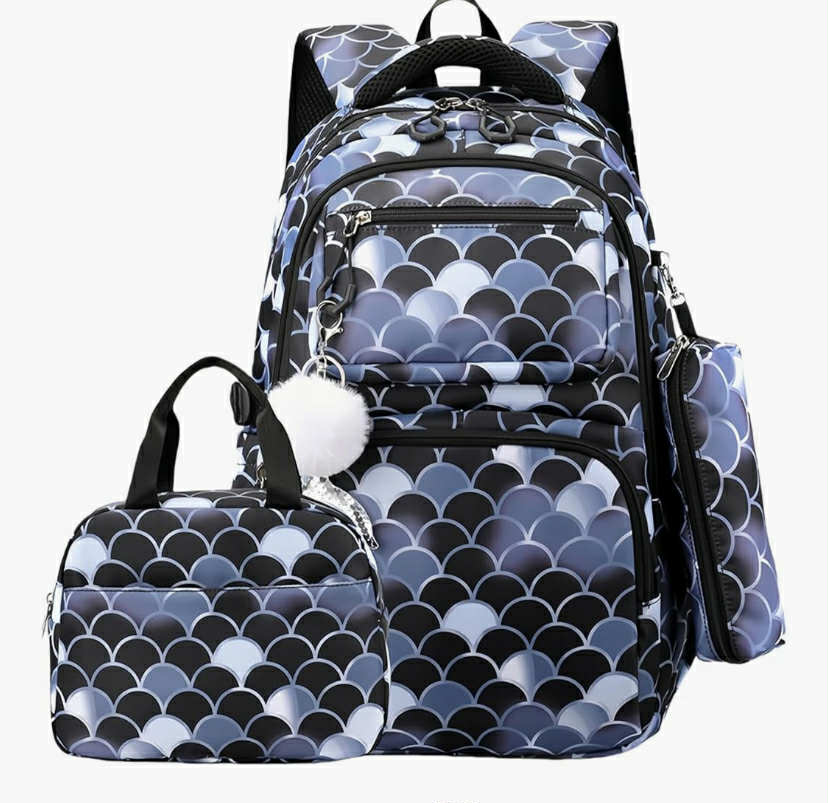 Girls School Backpack Elementary Students Book Bag Colorful School Bag for Girls