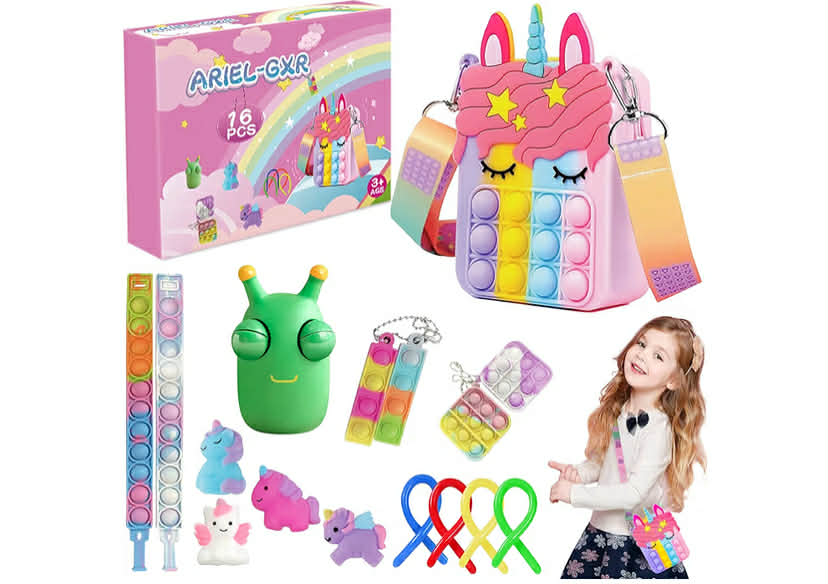 Fidget Girls Pack - Sensory Toys for Girls Aged 3-14