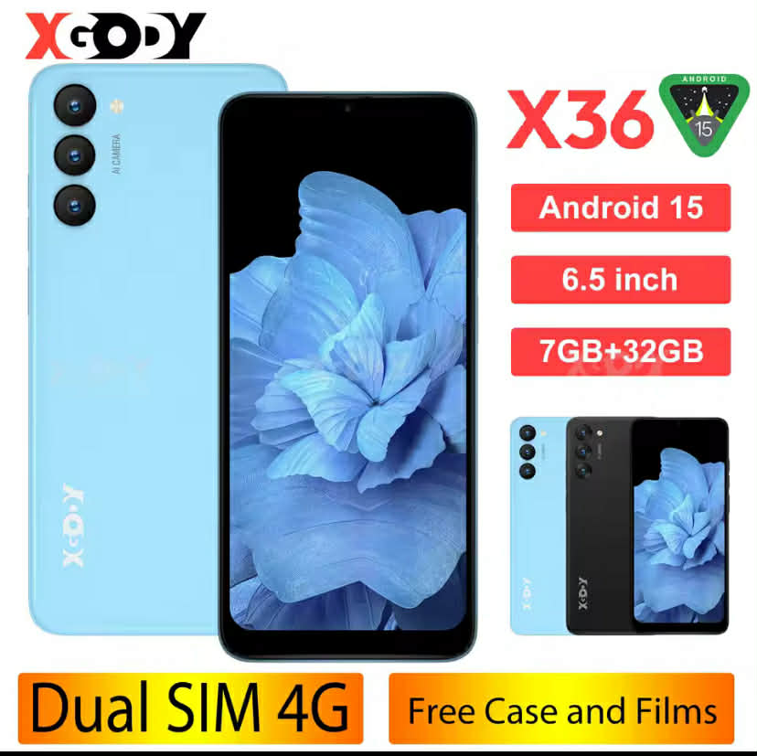 New Smartphone Android 15 Dual SIM Octa Core 7GB RAM 32GB ROM 6.5 Inch Phone